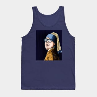 DeVito With A Pearl Earring Tank Top